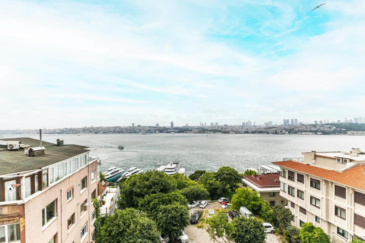 Апартаменты Duplex Flat W Panoramic Bosphorus View And Terrace Стамбул Экстерьер фото